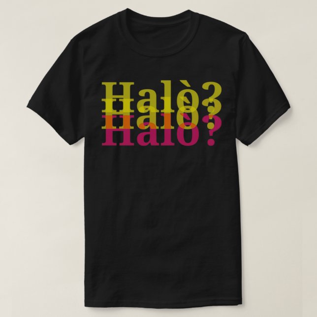 Halo T-Shirt (Design Front)