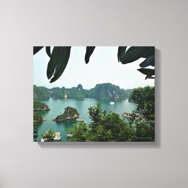 Halong Bay, Vietnam Canvas Print (Front)