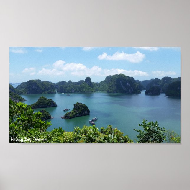 Halong Bay, Vietnam Custom Poster (Front)
