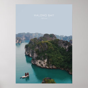 Halong Bay, Vietnam Travel Artwork Poster
