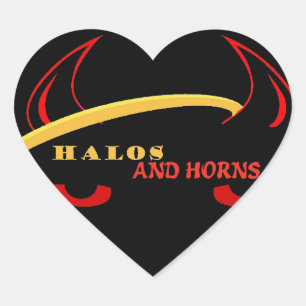 Halos and Horns Guild Itmes Heart Sticker