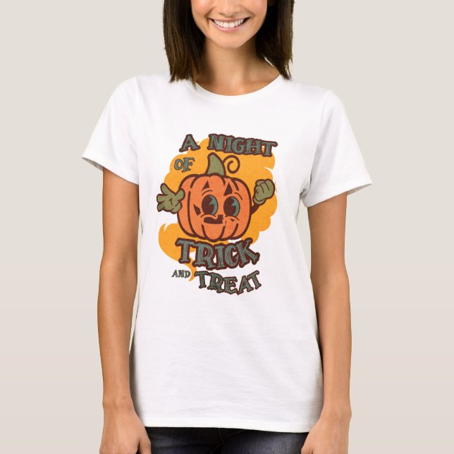 haloween pumkin T-Shirt (Front)