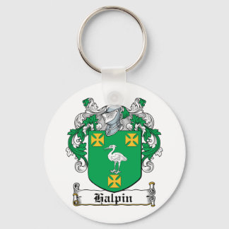 Halpin Family Crest Key Ring
