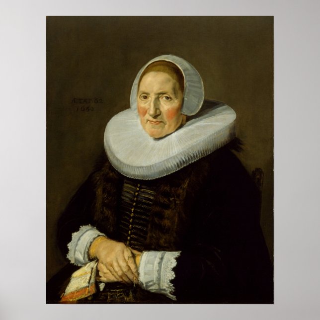 Hals - Portrait Of An Elderly Woman Poster (Front)