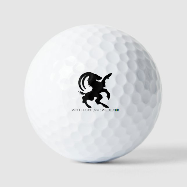 Hälsingebocken golf boll golf balls (Front)
