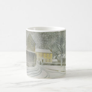 Halstead Road in Snow (by Eric Ravilious) Coffee Mug