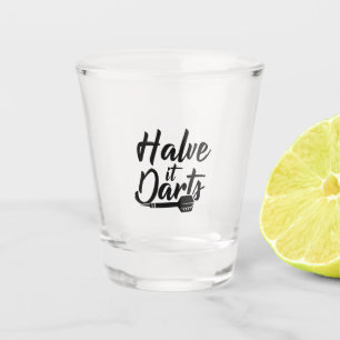 Halve It Darts Shot Glass