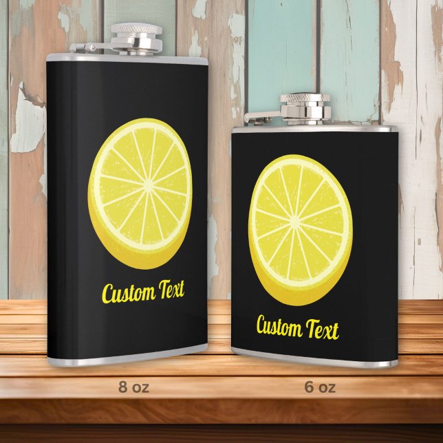 Halve Lemon Hip Flask (Creator Uploaded)