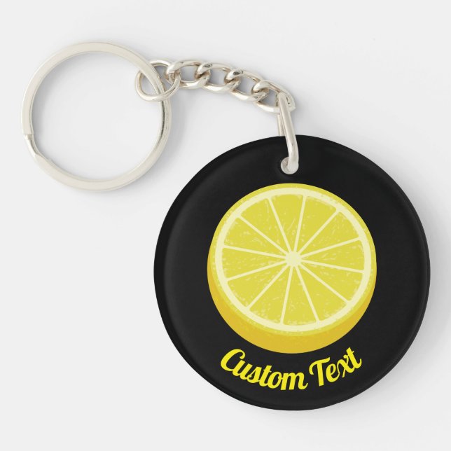 Halve Lemon Keychain (Front)