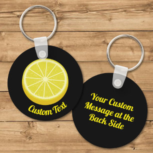 Halve Lemon Keychain