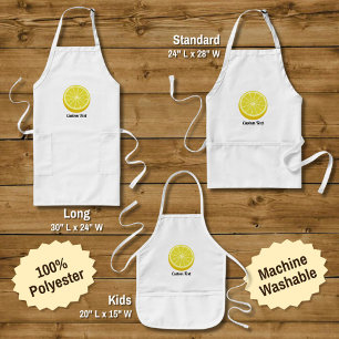 Halve Lemon Long Apron