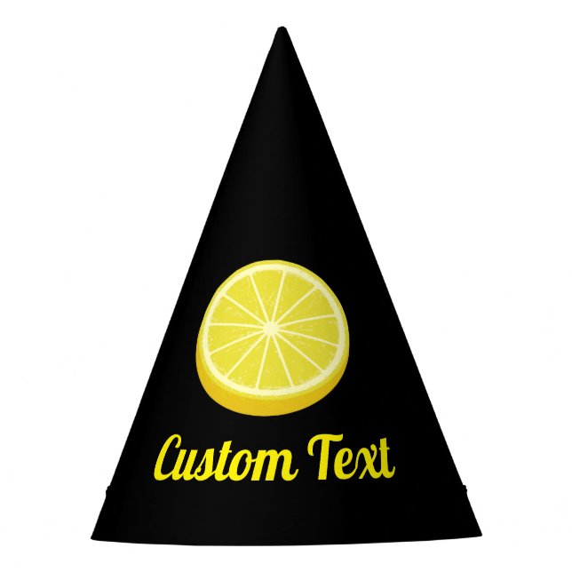 Halve Lemon Party Hat (Front)
