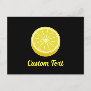 Halve Lemon Postcard