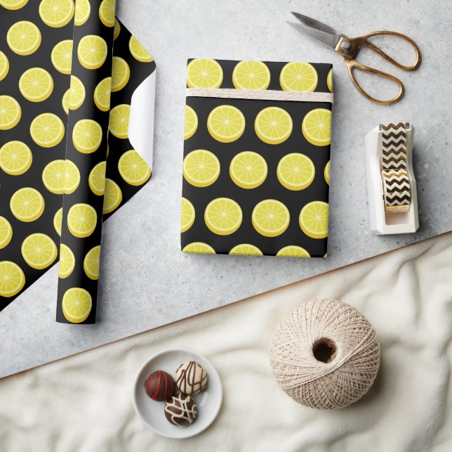 Halve Lemon Wrapping Paper (Crafts)