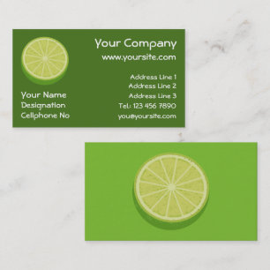 Halve Lime Business Card