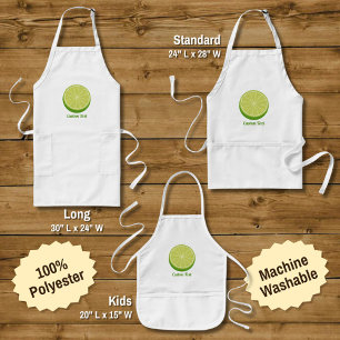 Halve Lime Long Apron