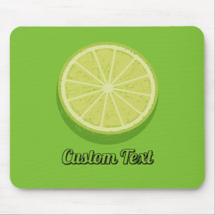 Halve Lime Mouse Mat