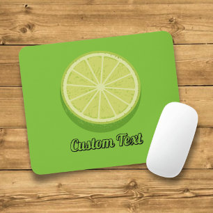 Halve Lime Mouse Mat