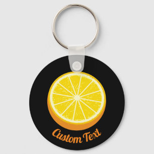Halve Orange Keychain