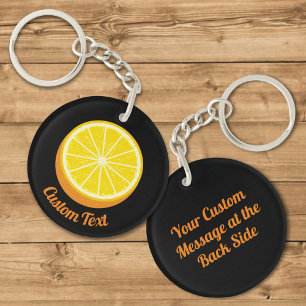 Halve Orange Keychain