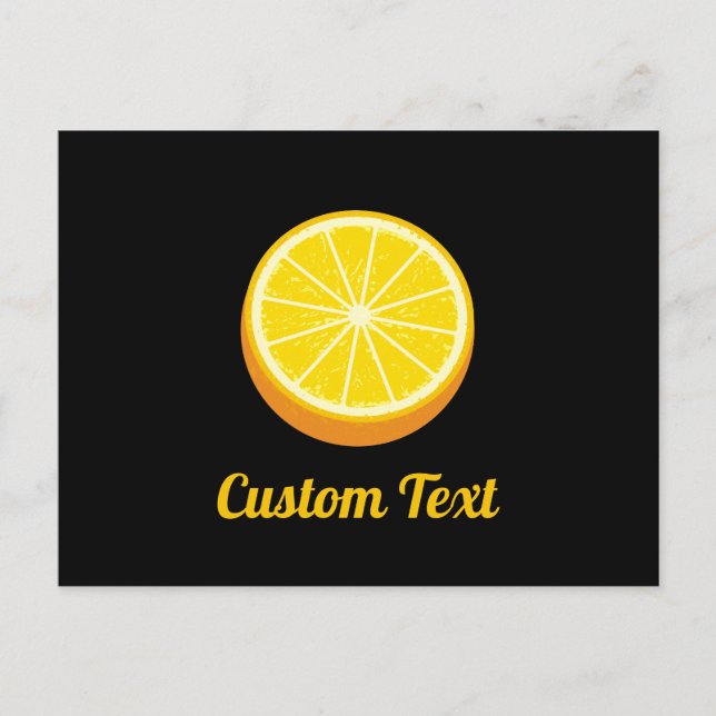 Halve Orange Postcard (Front)