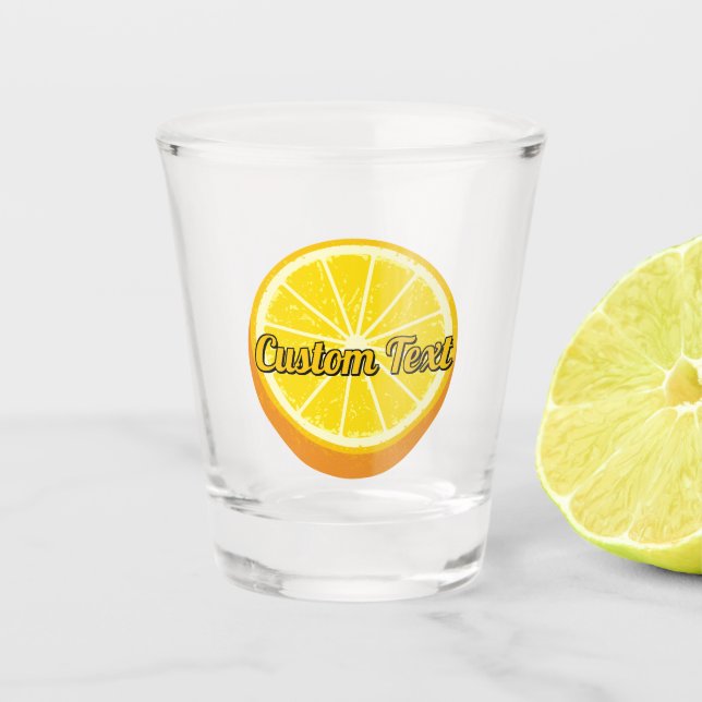 Halve Orange Shot Glass (Front)