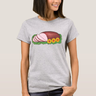 Ham and Pineapple Christmas Easter Holiday Ham T-Shirt