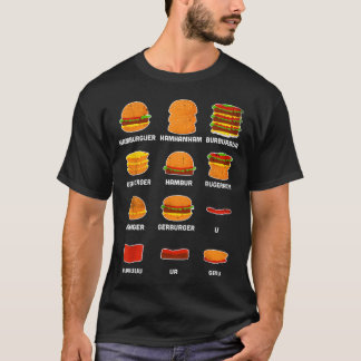 Ham Burgers Hamhamham Burburbur - Hamburger T-Shirt