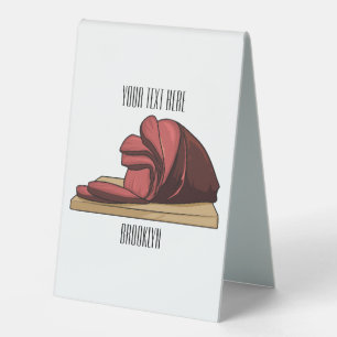 Ham cartoon illustration