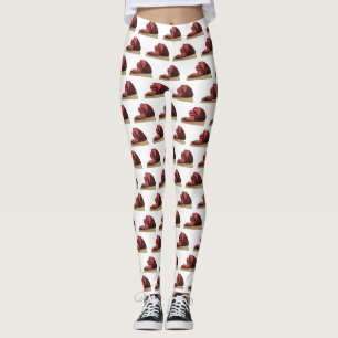 Ham cartoon illustration leggings
