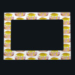Ham Eggs Benedict Breakfast Brunch Food Foodie Magnetic Picture Frame<br><div class="desc">Design features an original marker illustration of delicious eggs benedict, with ham, poached egg, hollandaise sauce, and chives. A diner breakfast food classic, ideal for your favourite chef or foodie! Don't see what you're looking for? Need help with customisation? Click "contact this designer" to have something created just for you!...</div>
