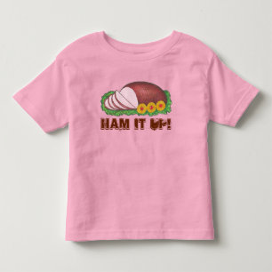 HAM IT UP Funny Holiday Ugly Christmas Sweater