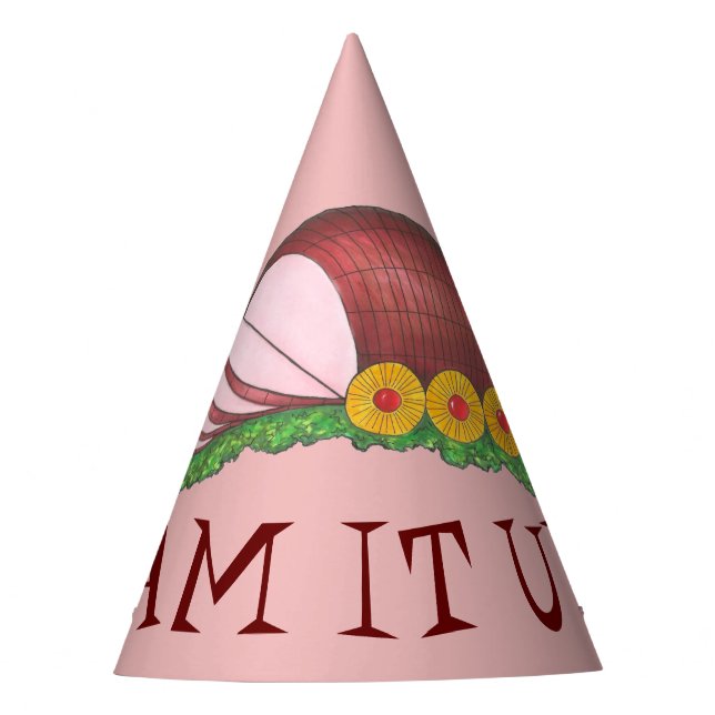 HAM IT UP! Holiday Ham Birthday Easter Christmas Party Hat (Front)