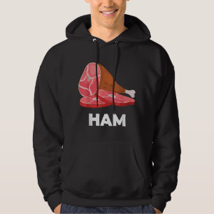 Ham Matching dishes food costumes Christmas thanks Hoodie