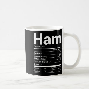 Ham Nutrition Facts Family Matching Christmas Cost Coffee Mug