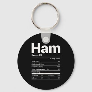 Ham Nutrition Facts Family Matching Christmas Cost Key Ring