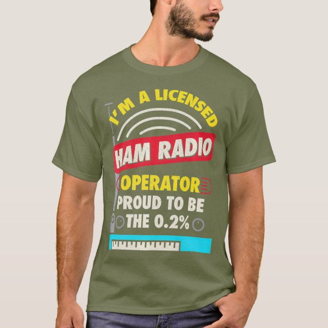 Ham Operator Amateur Radio Premium T-Shirt (Front)