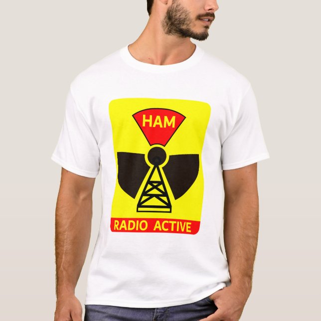 Ham Radio Active Operator funny shirt (Front)