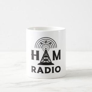 HAM Radio Amateur Operator Antenna Code Gift Idea Coffee Mug