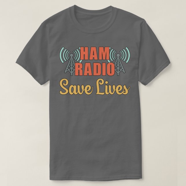 Ham Radio Amateur Radio Operator Hob  T-Shirt (Design Front)