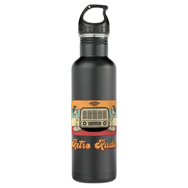 HAM Radio Antenna Amateur Code Operator Gift Idea 710 Ml Water Bottle (Front)