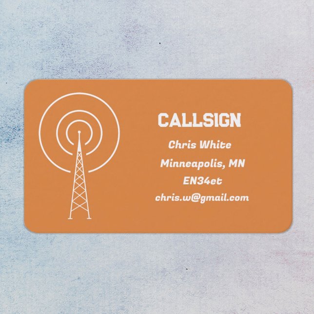 Ham Radio Business Card (Amateur Radio)