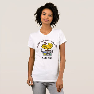 Ham Radio Chick T-shirt  Customise It!