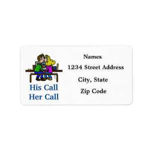 Ham Radio Couple Address Labels