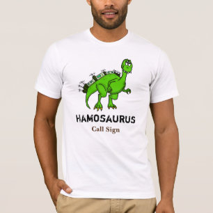 Ham Radio Dinosaur T-shirt  Customise It!