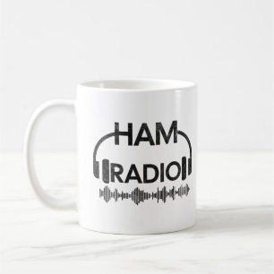 Ham Radio Distressed Amateur Radio Lover Coffee Mug