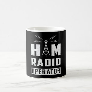 HAM Radio Frequency Operator Antenna Amateur Gift Coffee Mug