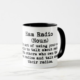 Ham Radio Funny Definition Mug  Customise It!