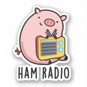 Ham Radio Funny Pig Pun 