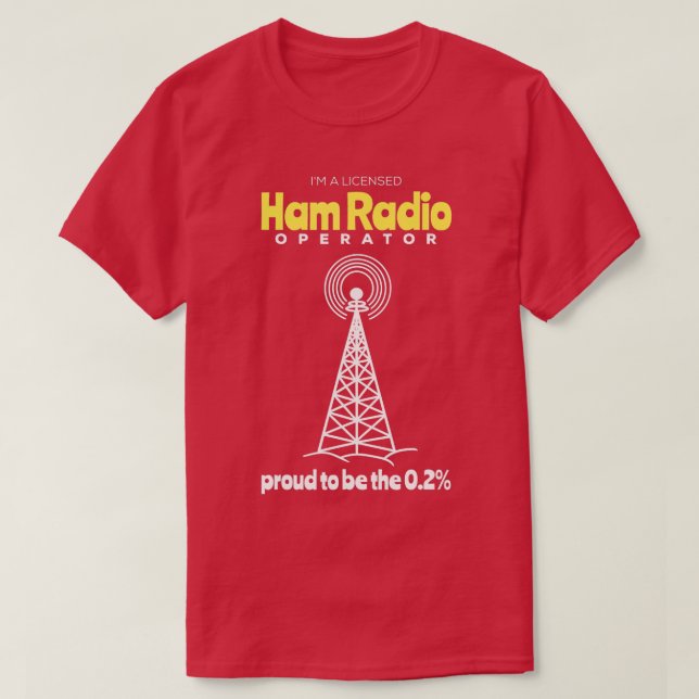Ham Radio Gifts Amateur Radio T-Shirt - 1 (Design Front)